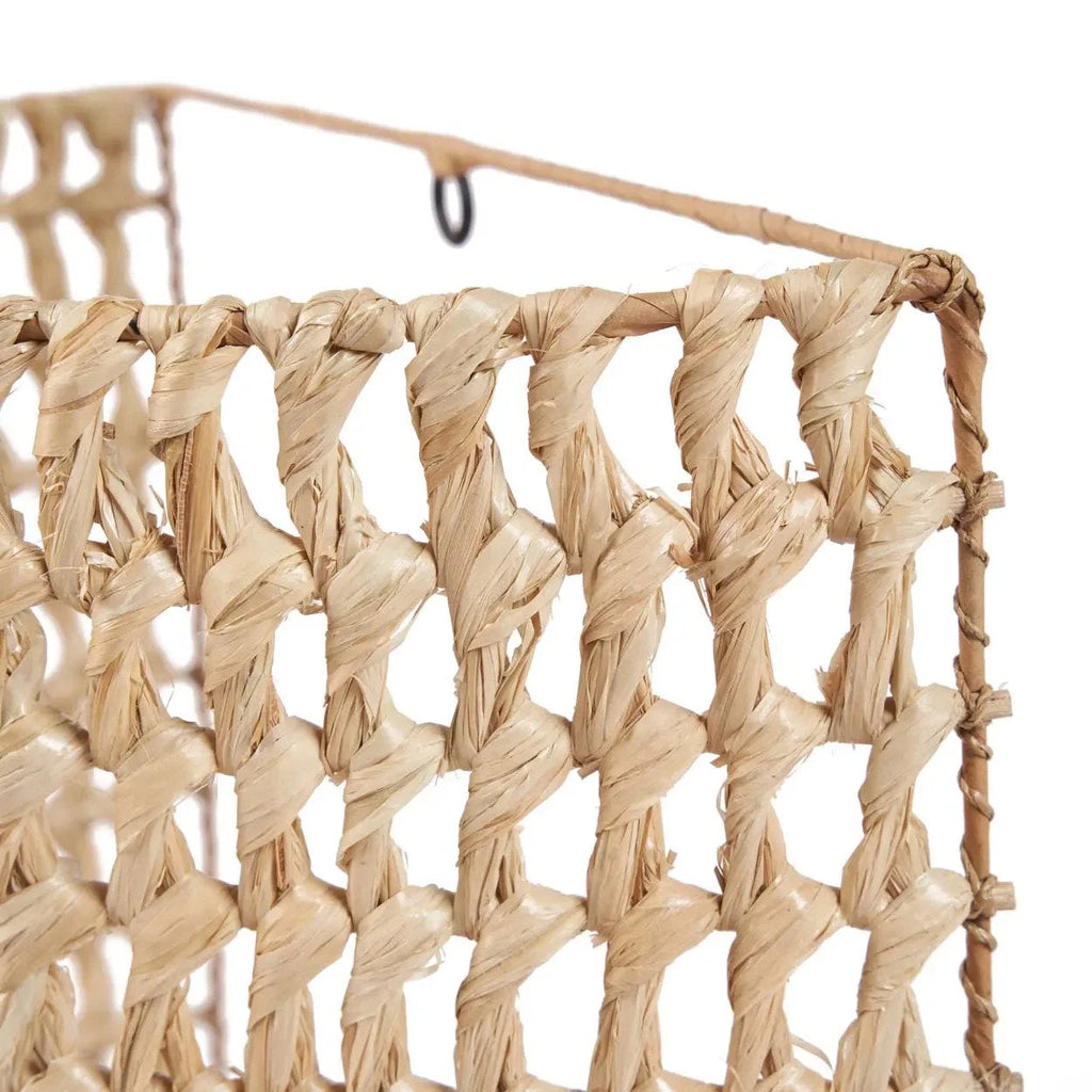 Applique murale en sisal naturel tressé 40x21 cm