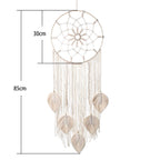 Attrape-rêves blanc en macramé information