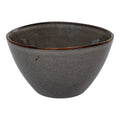 Bol en grès gris marron ø15 cm – Lot de 4 pièces