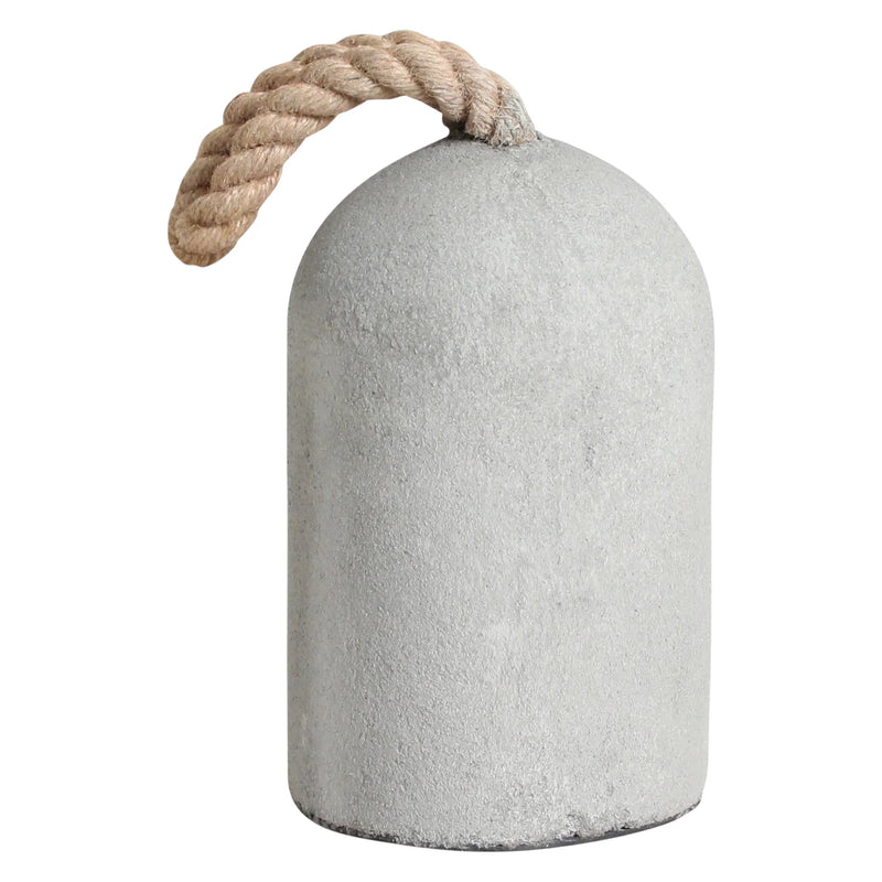 Cale-porte en béton avec anse corde naturel pour intérieur