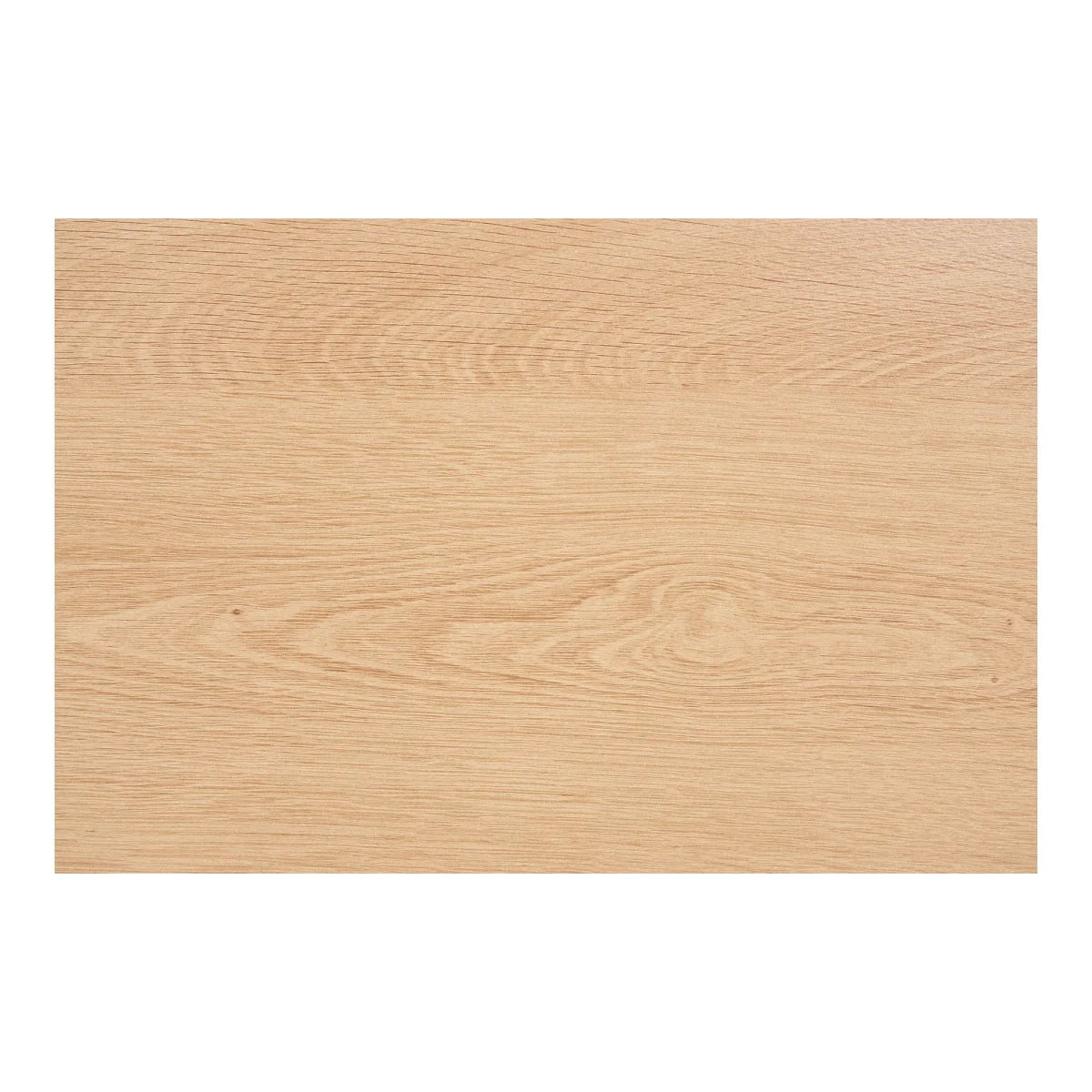 Console 2 tiroirs en bois de chêne clair naturel, grain lisse, 100x30 cm