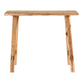 Console en bois de teck naturel minimaliste 90x40 cm