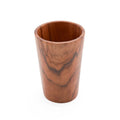Coupe en racine de teck cylindrique – Finition naturelle – H16 cm