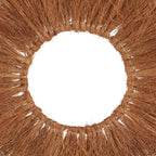 Déco murale en feuilles de bananier et noix de coco 90 cm