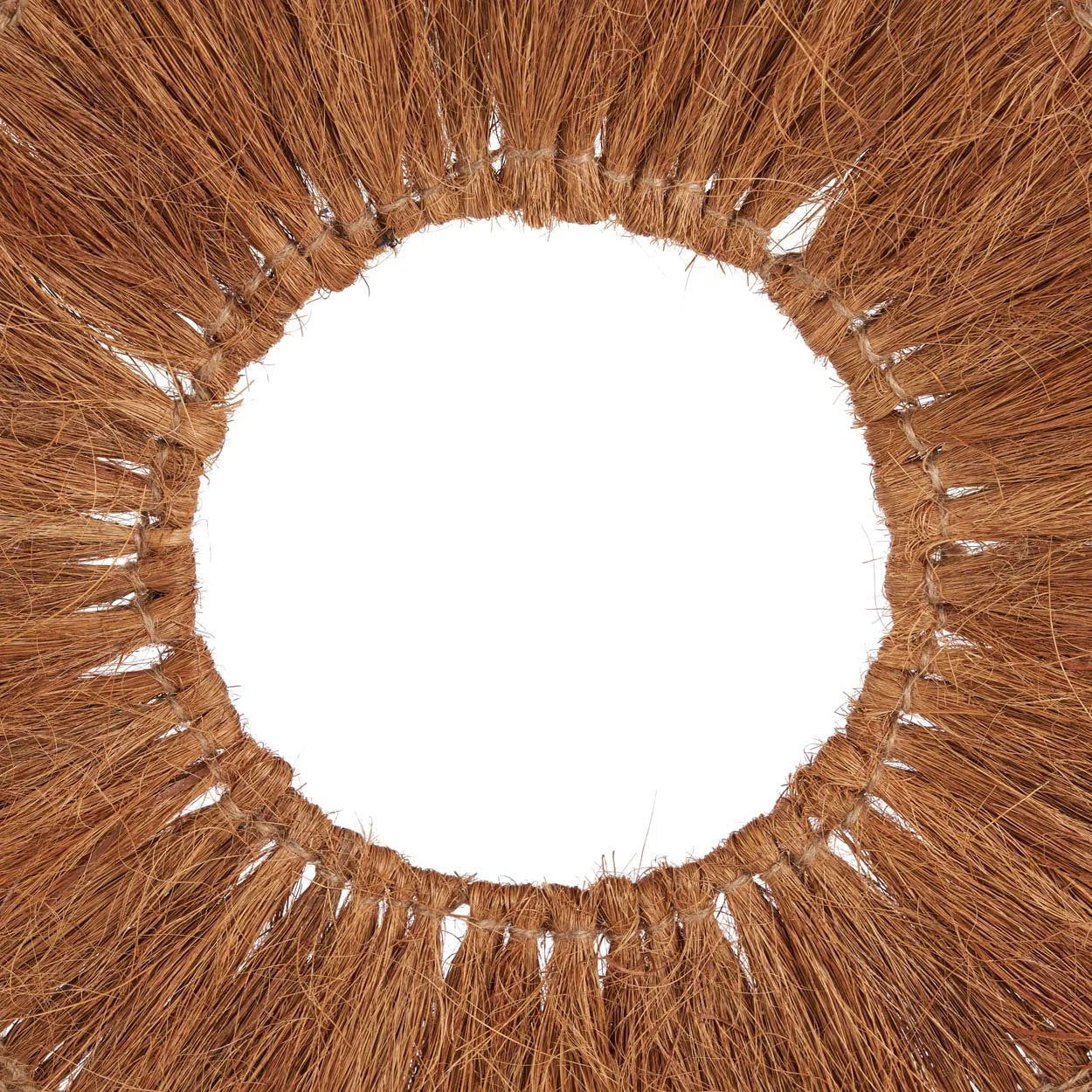 Déco murale en feuilles de bananier et noix de coco 90 cm
