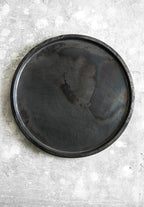 Grille en fonte ronde noire de 30 cm pour cuisson parfaite