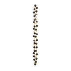 Bracelet perlé noir et blanc au design moderne torsadé