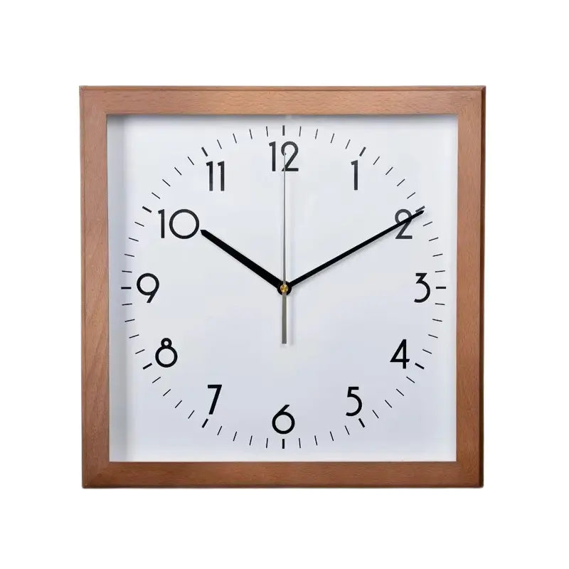 Horloge fond blanc