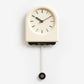 Horloge à pendule moderne crème