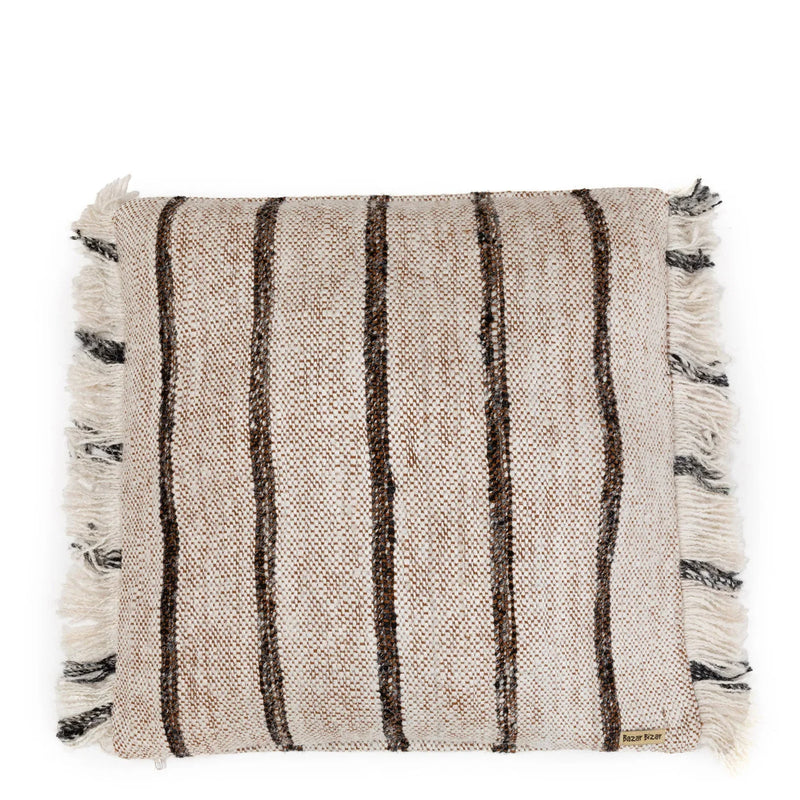 Housse de coussin en coton blanc 60x60 cm carré