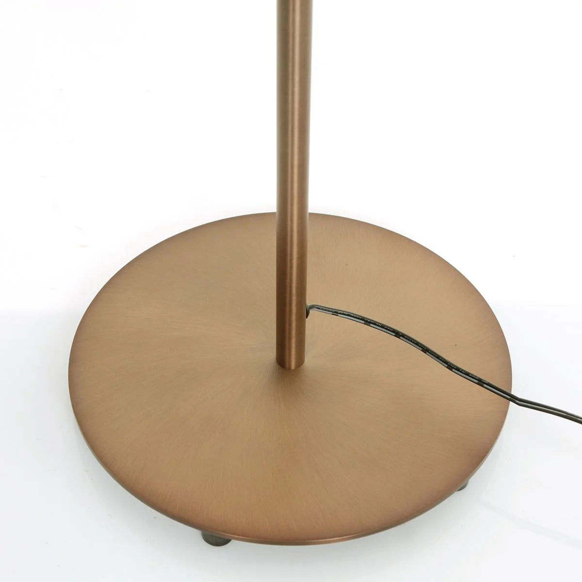 Base de lampe en métal bronze pour Lampadaire tête orientable et dimmable H132 cm
