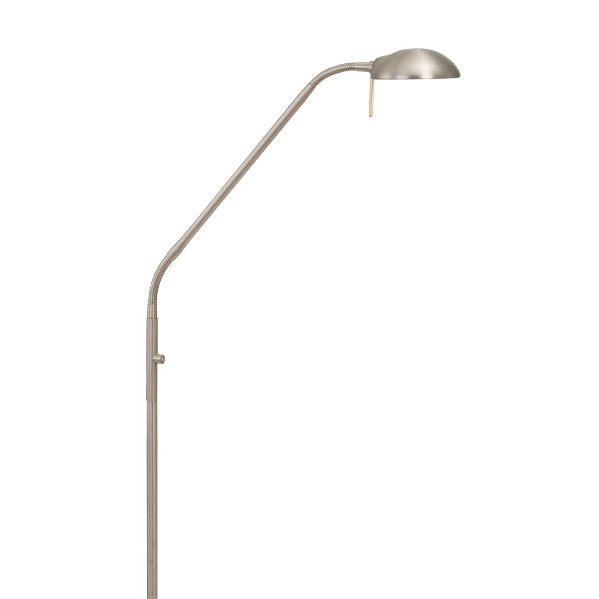 Lampadaire en métal brossé ajustable pour lecture, ht50 cm, style moderne
