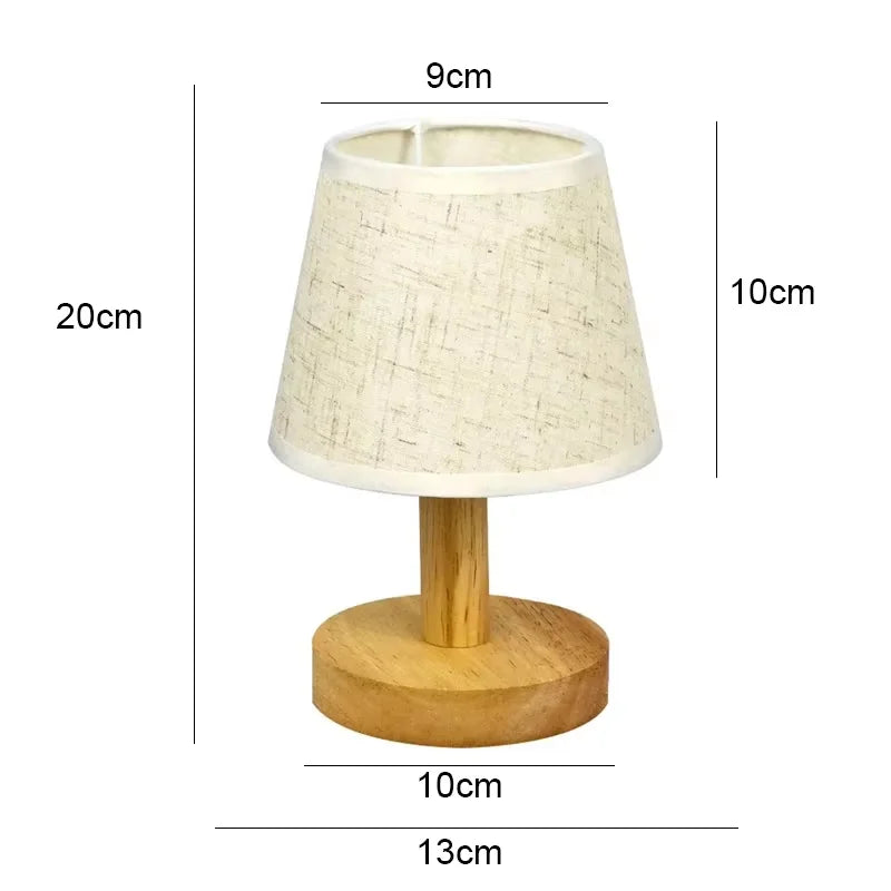  Lampe avec pied en bois clair