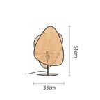 Lampe rotin design dimensions