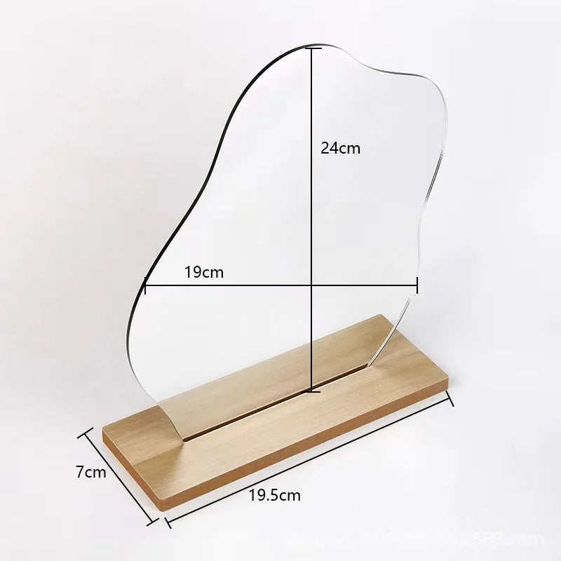 Dimensions du miroir bois ondulé