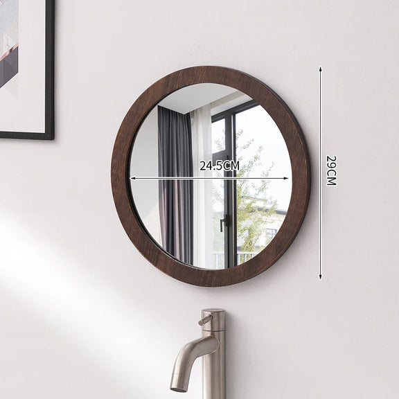 Variante 1 du Miroir Bois Rond Salle De Bain