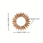 Dimensions du miroir bois rustique