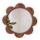 Miroir mural cadre bois