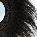 Extension de cheveux synthétiques noires avec bande élastique tressée pour Miroir mural Simba
