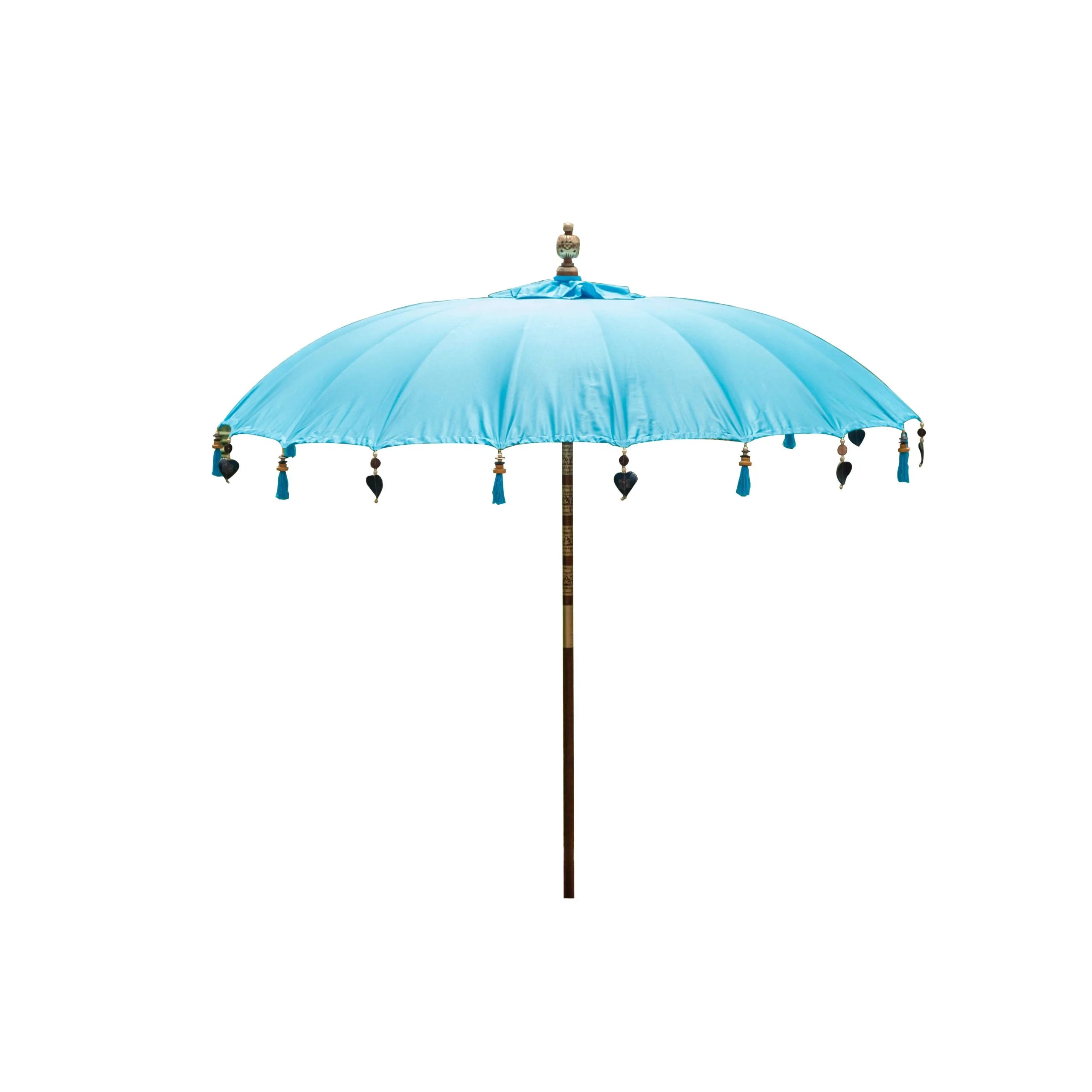Parasol balinais 280 cm bleu mer