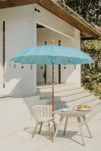 Parasol balinais 280 cm bleu mer