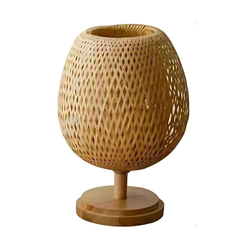 Petite lampe rotin