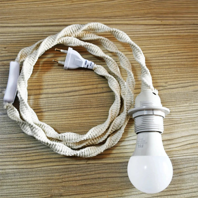 Cable de la Suspension en macramé