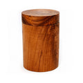 Pot décoratif en racine de teck sculptée H19 cm