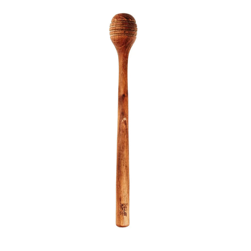 Rouleau à miel en teck naturel 19 cm accessoire de table