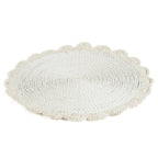 Set de table rond en macramé coton