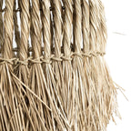Cloche de suspension en mendong tressé naturel Ø50 cm