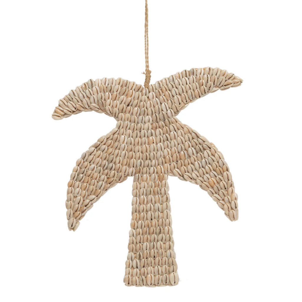 Suspension murale en coquillages – Silhouette palmier
