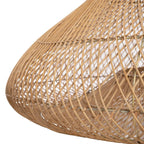 Suspension en rotin conique XL – Naturel – Ø120 cm