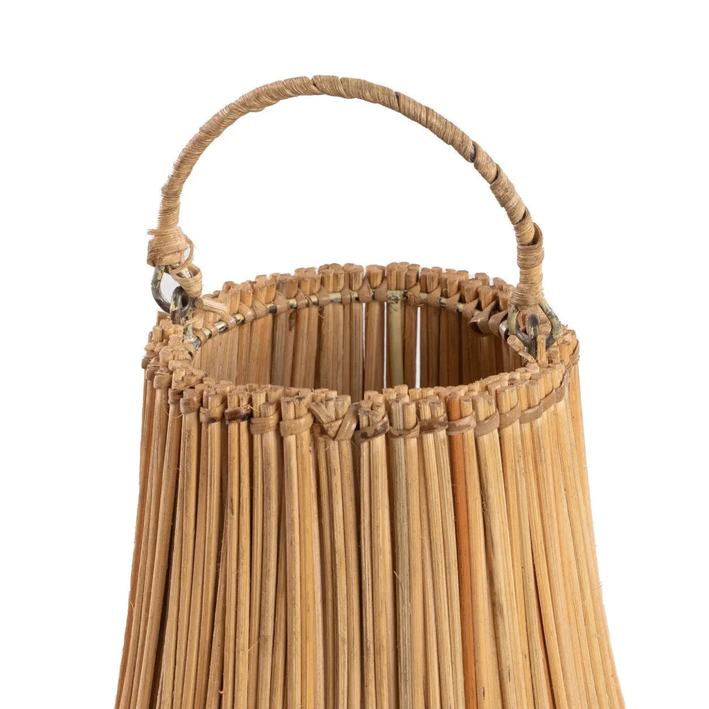 Suspension en rotin conique XL – Naturel – Ø120 cm