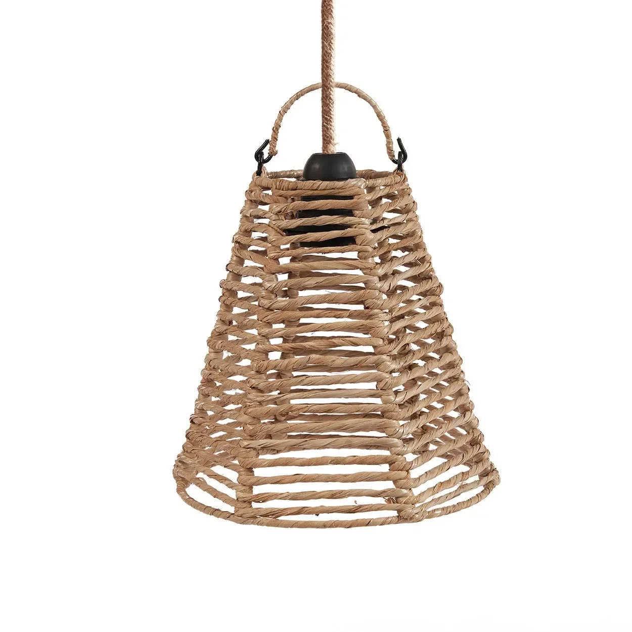Suspension en rotin naturel 20 cm design minimaliste