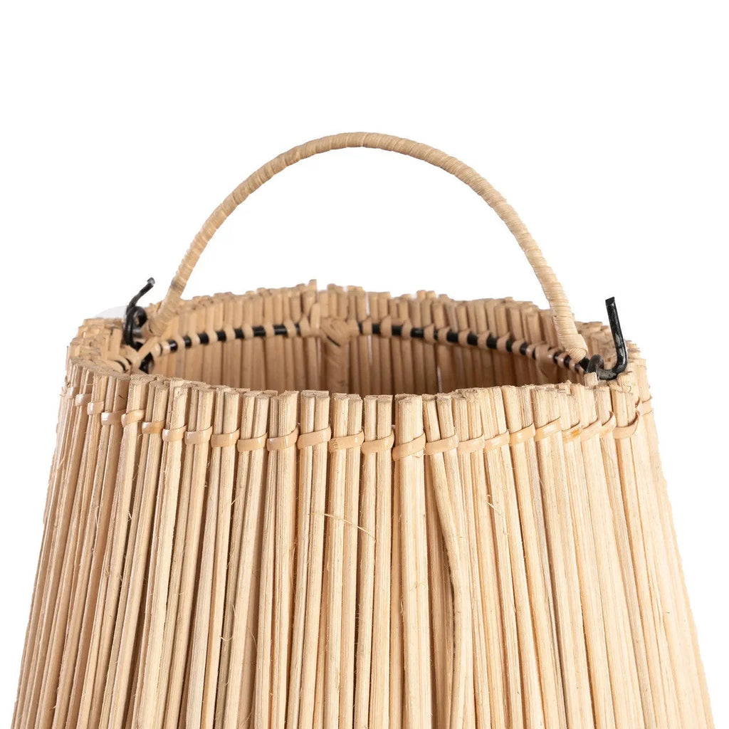 Suspension en rotin naturel forme cloche Ø75 cm