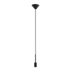 Luminaire suspendu en verre ambré avec ampoule apparente, diamètre 100 cm
