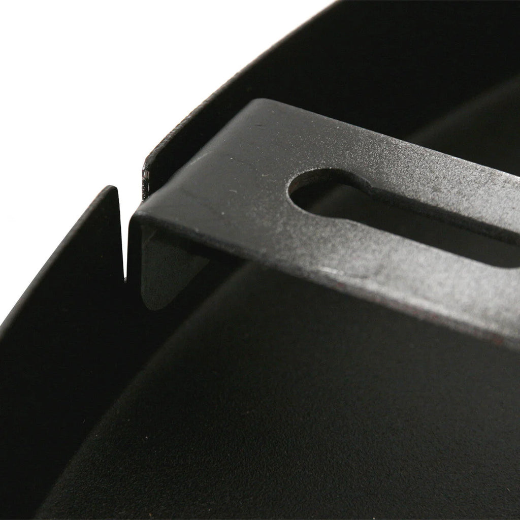 Support en métal noir avec trou rectangulaire pour suspension en verre ambré et laiton