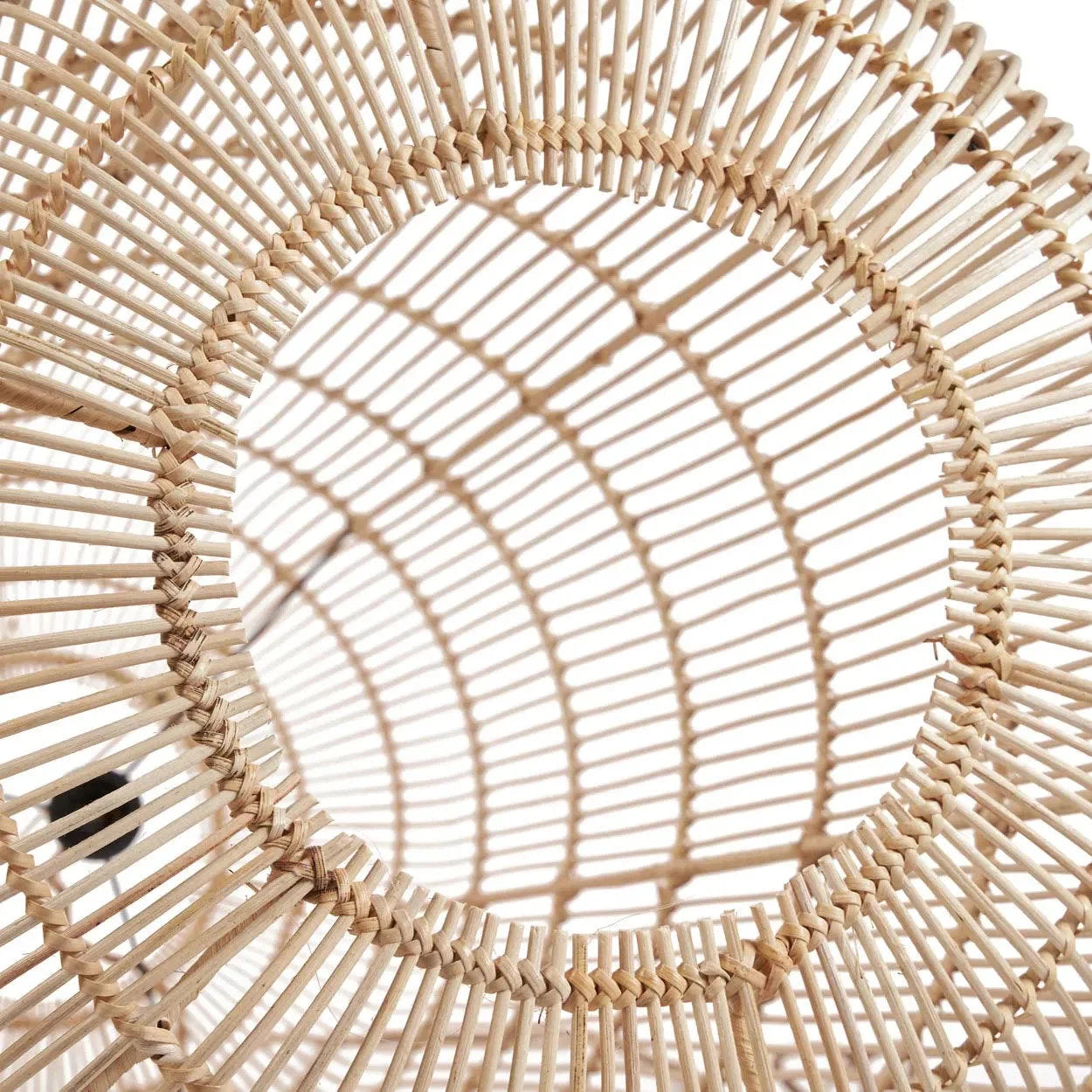 Suspension XL en rotin naturel fabriquée à la main – 50 cm