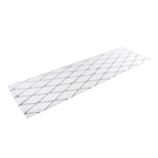 Stent médical en mesh blanc avec motif losanges gris en polyester doux