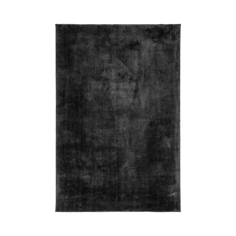 Tapis polyester gris anthracite 160x230 cm rectangulaire