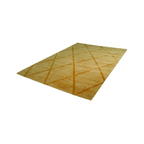 Tapis rectangulaire beige à motif losanges en relief 120x170 cm