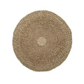 Tapis rond en jonc de mer naturel 90 cm style bohème