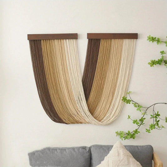 Tenture murale en macramé scandinave variante 2