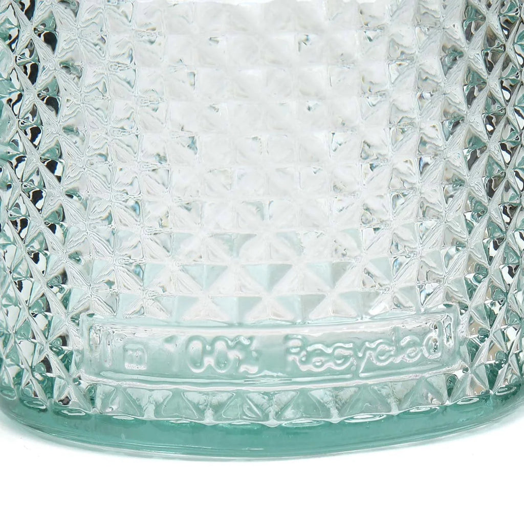 Verre bleu en verre recyclé - 13,5 cm